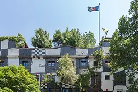 Kunst Haus Wien, Fassade 