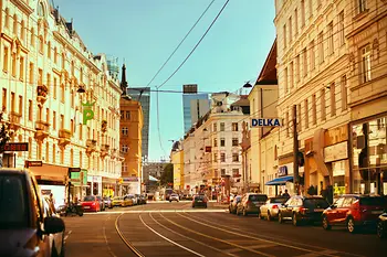 Straße und Häuser im Karmeliterviertel