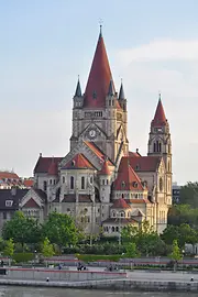 Wien, Franz von Assisi-Kirche, Aussenansicht