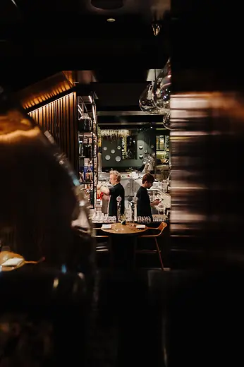 Restaurant, Collina am Berg, interior view