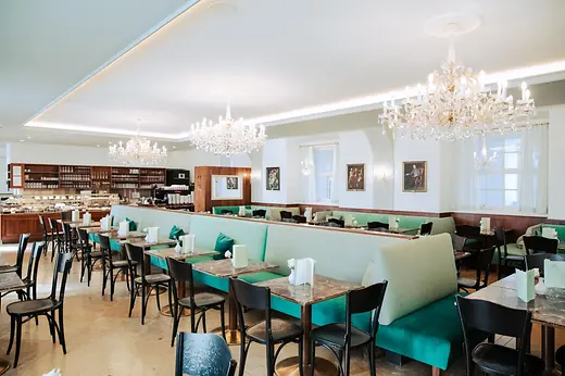 Gerstner, Café Pavillon, Schönbrunn Palace Park, interior view