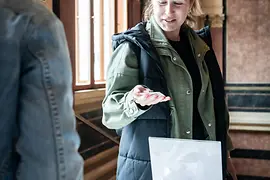 Registratur bei einer Veranstaltung