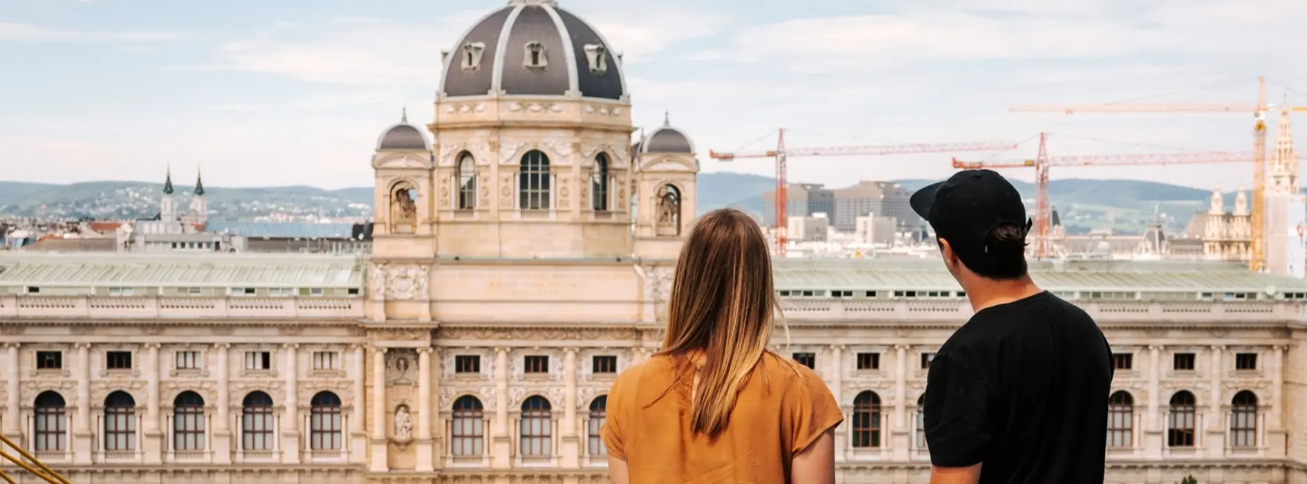 Blick auf das Kunsthistorische Museum Wien