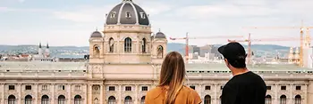 Blick auf das Kunsthistorische Museum Wien