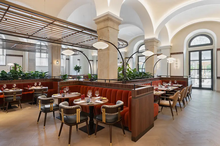 Hotel Imperial Riding School, Restaurant, interior view