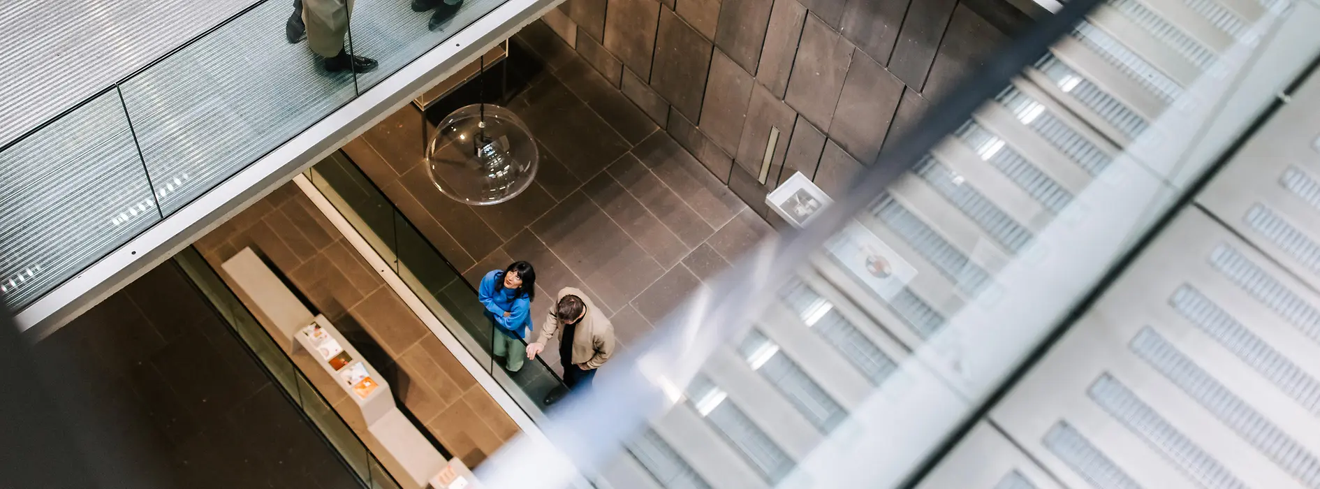 4 people visiting the mumok museum of modern art