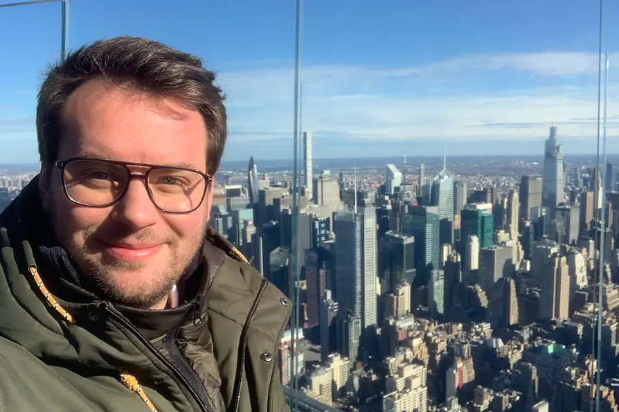 Markus Heigl auf Deinstreise in New York City