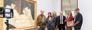 Cast of the movie "Very Best Ager" with the CEO of the Vienna Tourist board at Albertina Museum