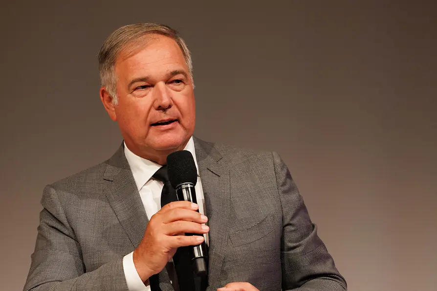 WienTourismus/Rainer Fehringer Walter Ruck spricht bei der Wiener Tourismuskonferenz 2024