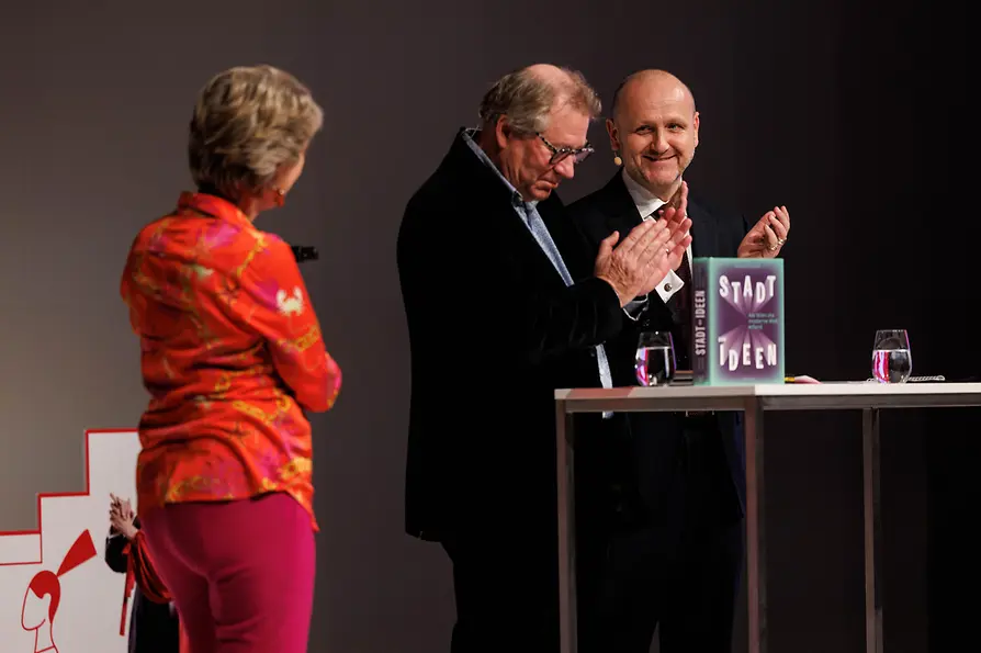 WienTourismus/Rainer Fehringer Barbara Rett, Richard Cockett und Norbert Kettner