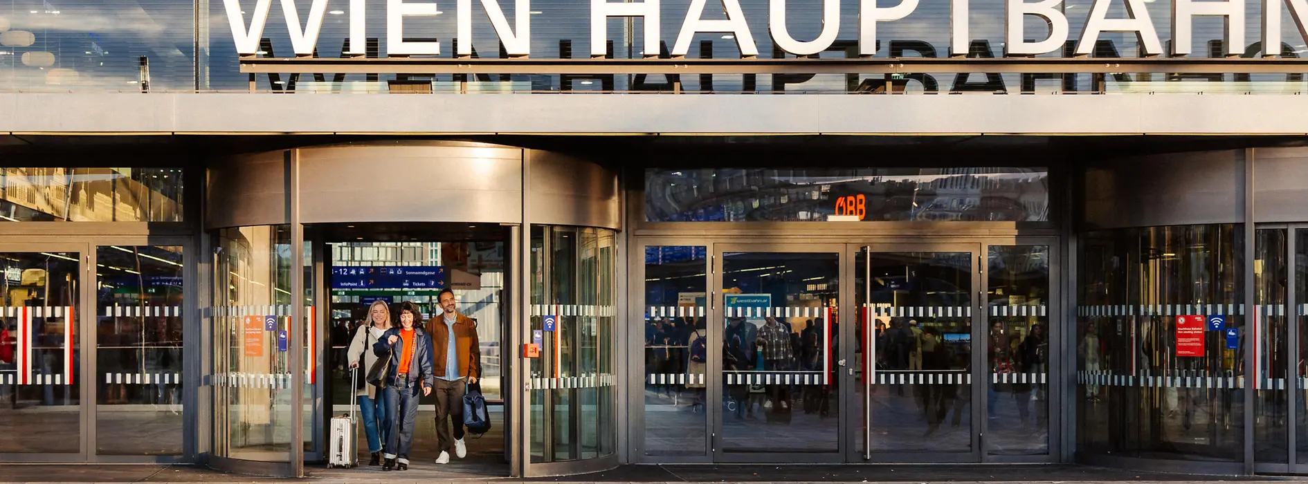 Vienna Main Station from the outside