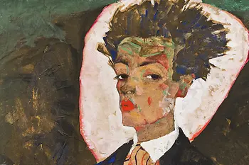 Egon Schiele: Selbstbildnis mit Pfauenweste, 1911