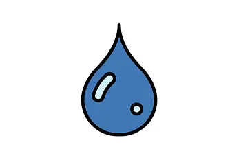 ein Wassertropfen