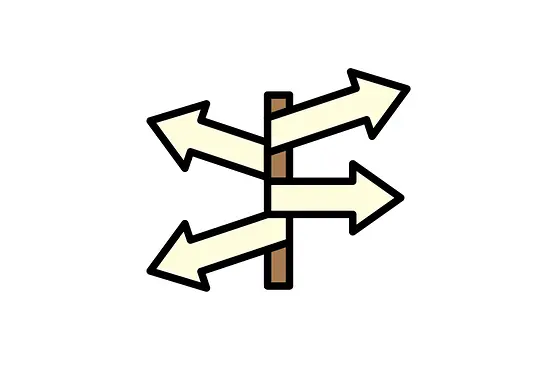 Icon Wegweiser