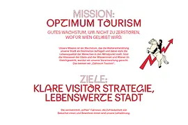 Vienna Visitor Economy Strategie | Executive Summary | Optimum Tourism. Gutes Wachstum, um nicht zu zerstören, wofür Wien geliebt wird.