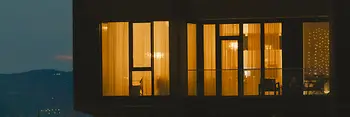 High-rise building in the dark
