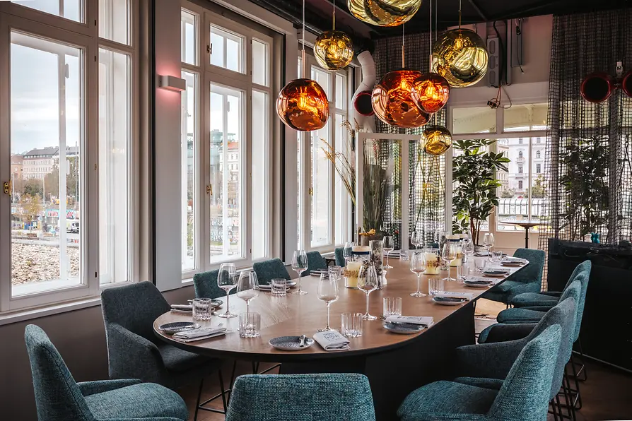 Restaurant Otto wants the sea, interior view