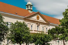 Altes AKH im Vordergrund